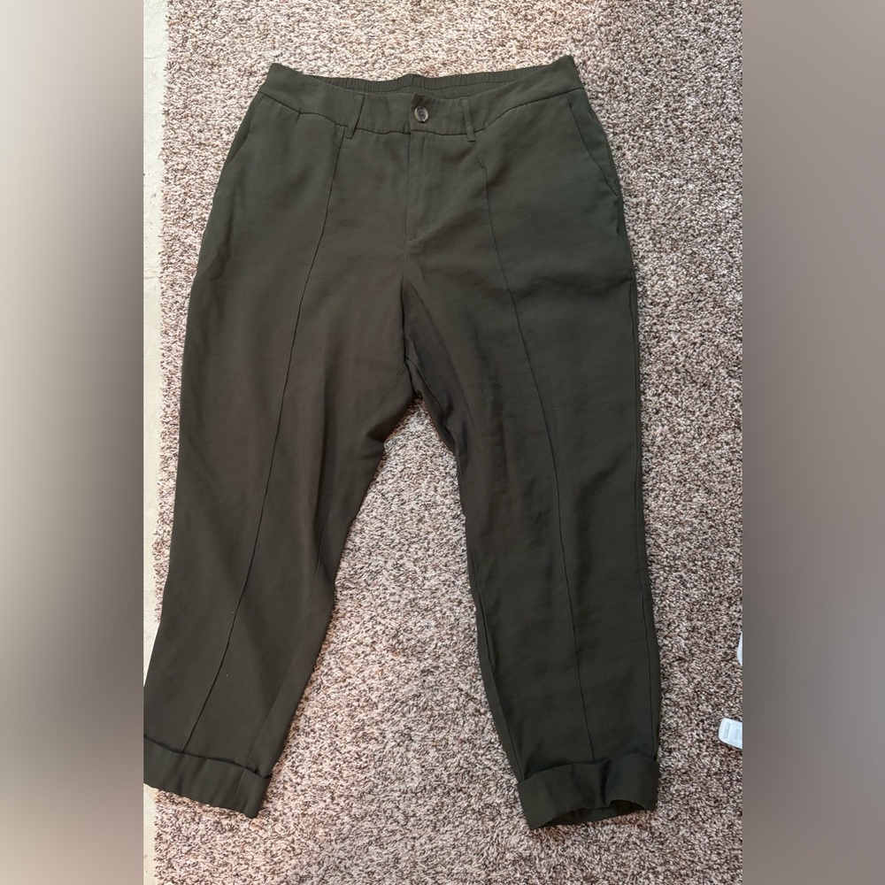 a new day Green Chinos Classic Straight-Leg